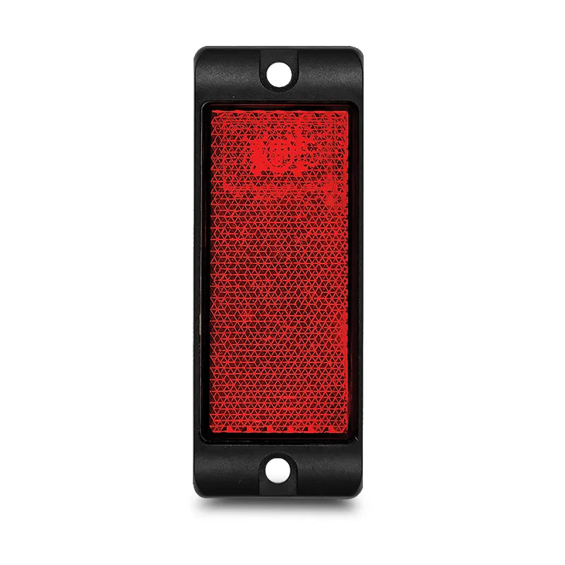 LED Autolamps 7035RB Red Reflector With Mounting - Box of 100