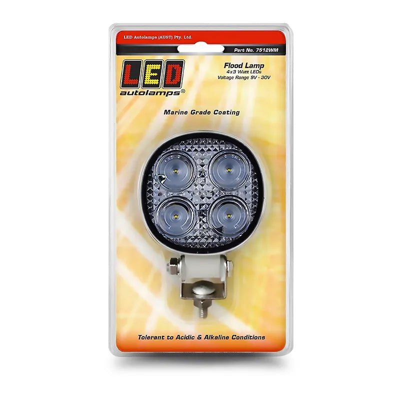 LED Autolamps 7512WM Round Work/Reverse Lamp