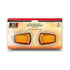 LED Autolamps 77AM2 12/24V Cat6 Side Direction Indicator Lamp Amber Lens Twin Blister