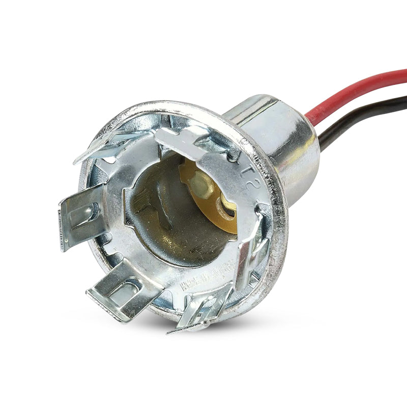 Narva 49838 Globe Holder BA15d Push Lock Pre Wired - 1 Pce