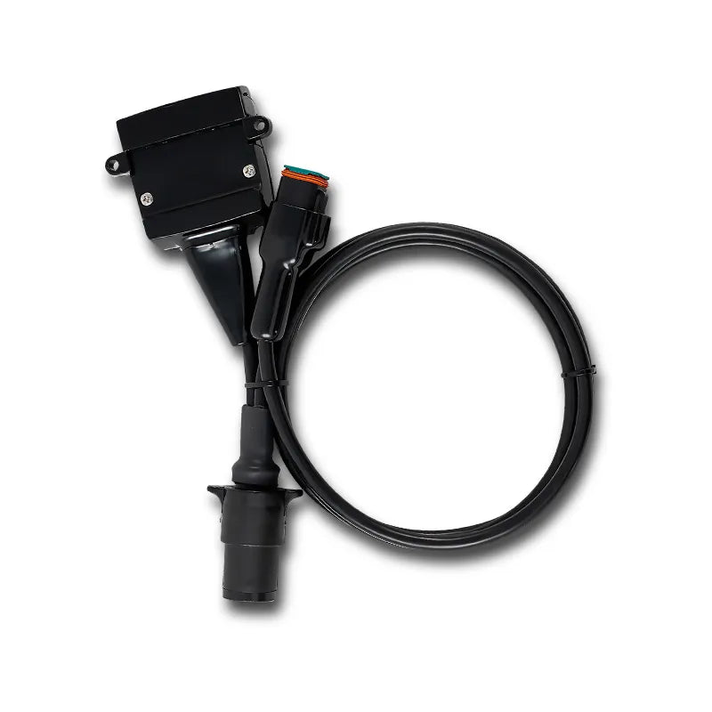 Elecbrakes A 7SR-12 Plug and Play Adapter -  7 Small Round to 12 Flat Socket