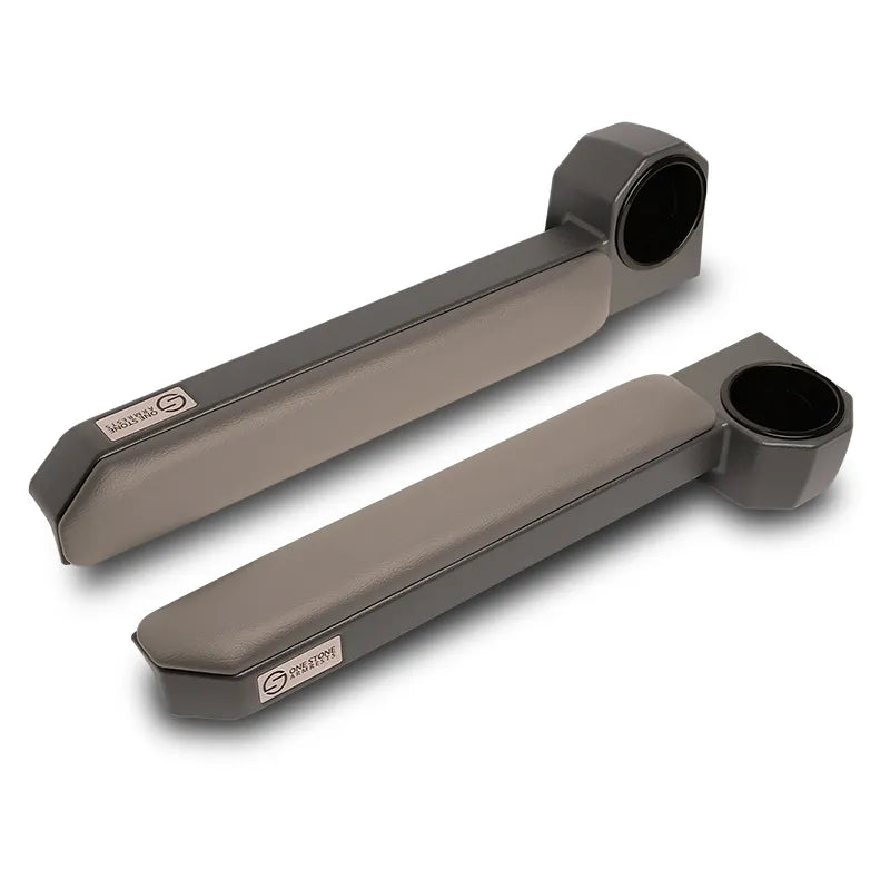 One Stone Armrests OSARG Grey Driver + Passenger Side Armrest to Suit 70 Series Landcruiser