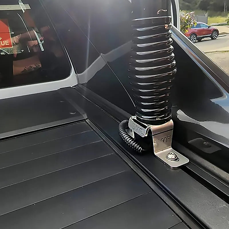 GMF4x4 SB-021 (021-SB) Stainless Steel Shutter UHF Antenna Bracket To Suit Ranger Wildtrak & DMAX 2011+