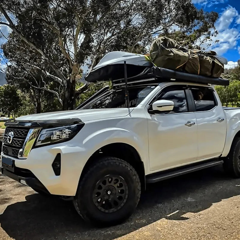 GMF4x4 BB-002P (002P-BB) UHF Antenna Bonnet Bracket (No Struts) Suit Nissan Navara NP300 (Passenger Side)