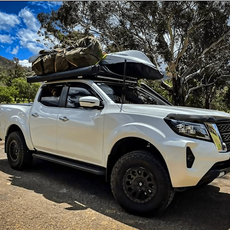 GMF4x4 BB-002D UHF Antenna Bonnet Bracket (No Struts) Suit Navara NP300 2015+ - Driver Side