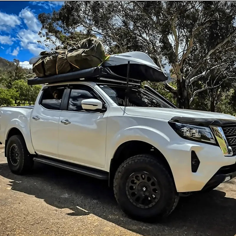 GMF4x4 BB-002D (002D-BB) UHF Antenna Bonnet Bracket (No Struts) Suit Navara NP300 2015+ - Driver Side