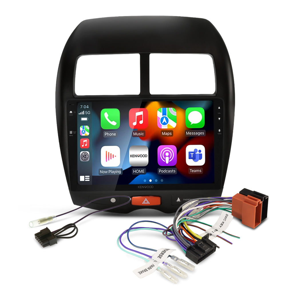 DMX80AXS Bundle - MITSUBISHI & PEUGEOT 2010-2019 [COMPATIBLE WITH KENWOOD DMX80AXS] (AKMB14/APP8KE8)/SWC-APKWPL