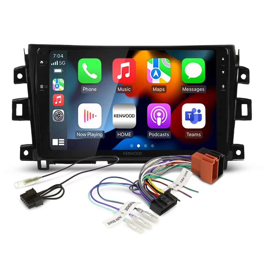 DMX80AXS Bundle - NISSAN NAVARA 2015-2020 [COMPATIBLE WITH KENWOOD DMX80AXS] (AKNI12/APP8KE8)/SWC-APKWPL