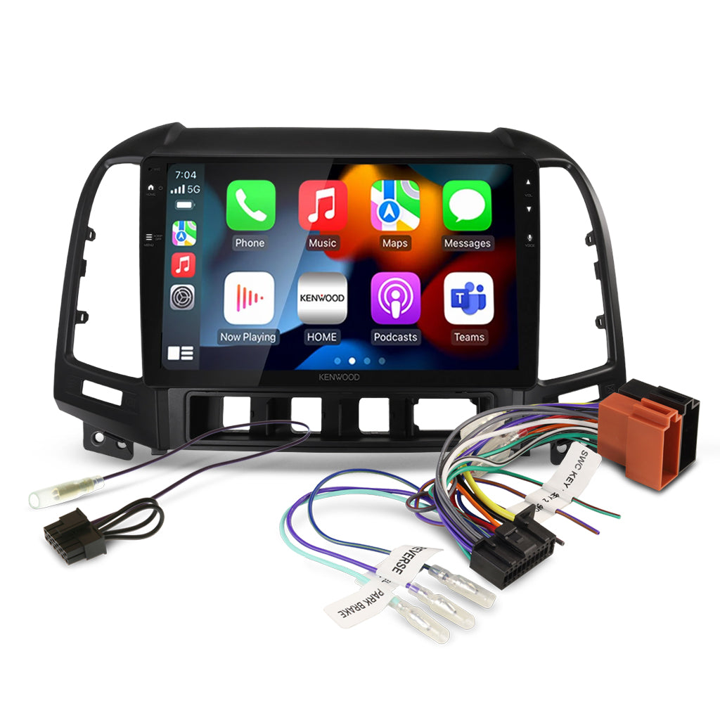 DMX80AXS Bundle - HYUNDAI SANTA FE 2006-2009 [COMPATIBLE WITH KENWOOD DMX80AXS] (AKHY19/APP8KE8)/SWC-APKWPL