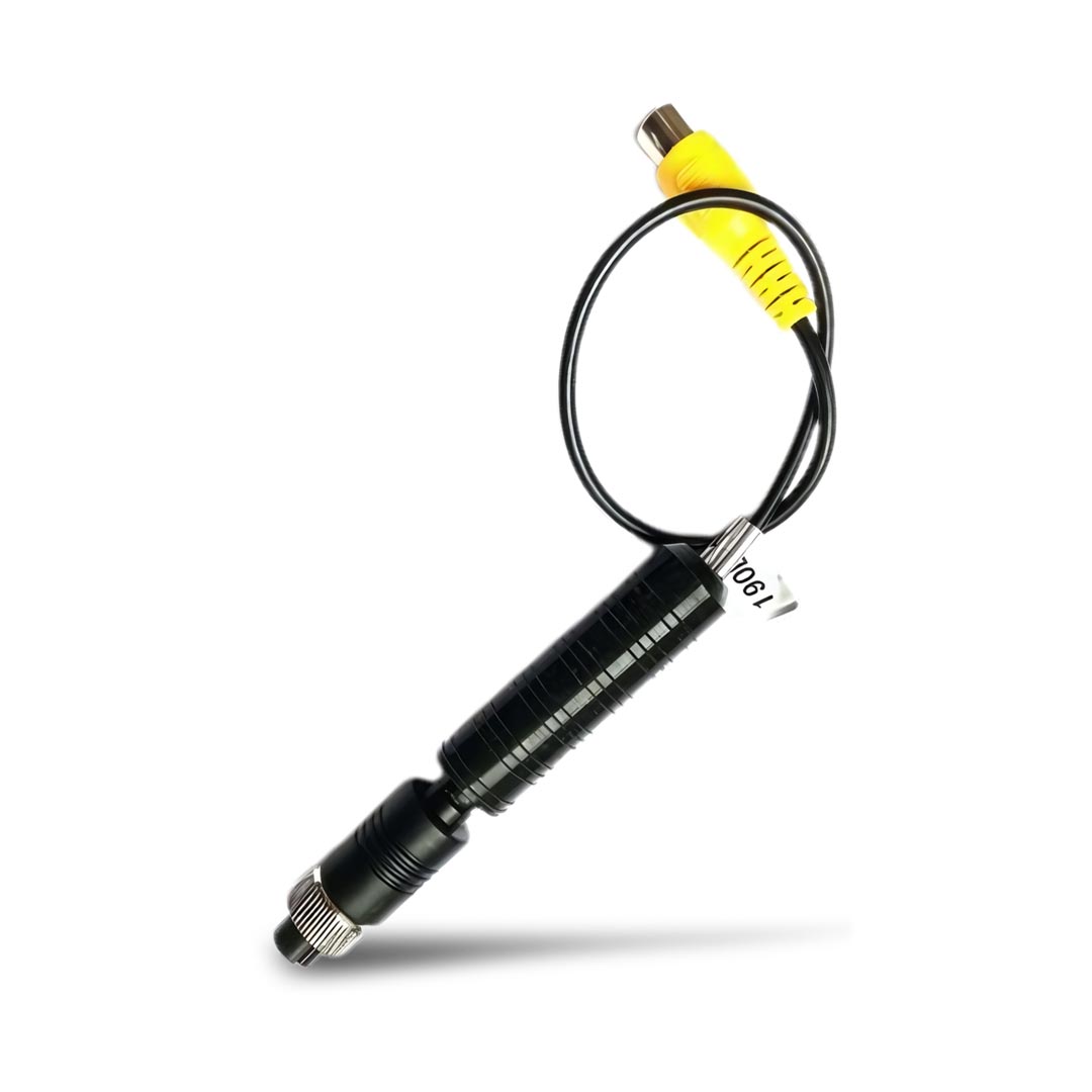MONGOOSE RCA2HD RCA to 4 Pin Video Adapter - Standard Camera to Heavy Duty System Converter