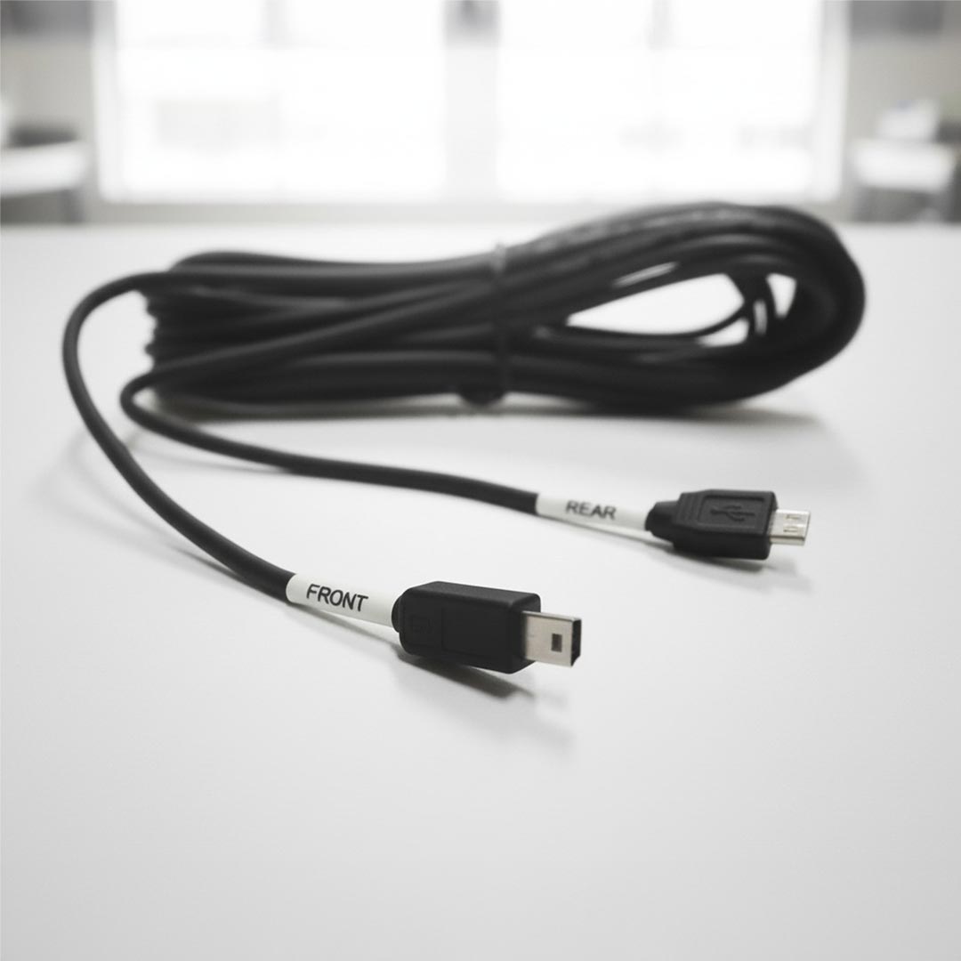 QVIA LUKAS QR-AR-CABLE11 | 11m Rear Camera Extension Cable – Durable Dashcam & Reversing Camera Lead