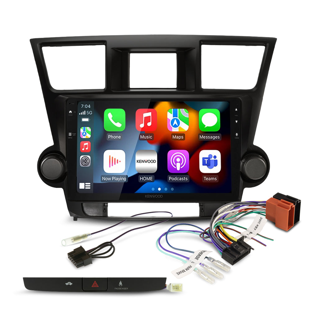 DMX80AXS Bundle - TOYOTA KLUGER GRANDE 2007-2013 [COMPATIBLE WITH KENWOOD DMX80AXS] (AKTO45/APP8KE8)/SWC-APKWPL
