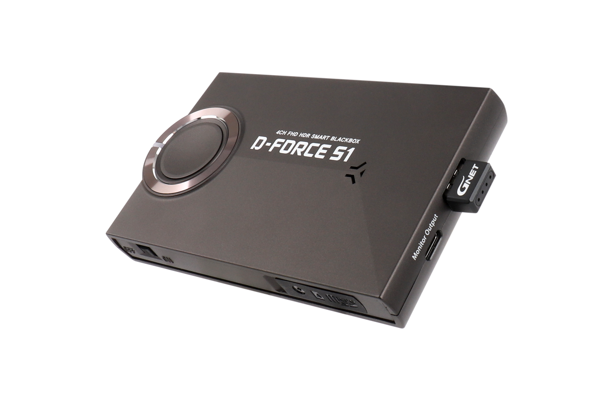 GNET D-FORCE S1 4CH FHD Truck, Bus & Caravan Dash Cam