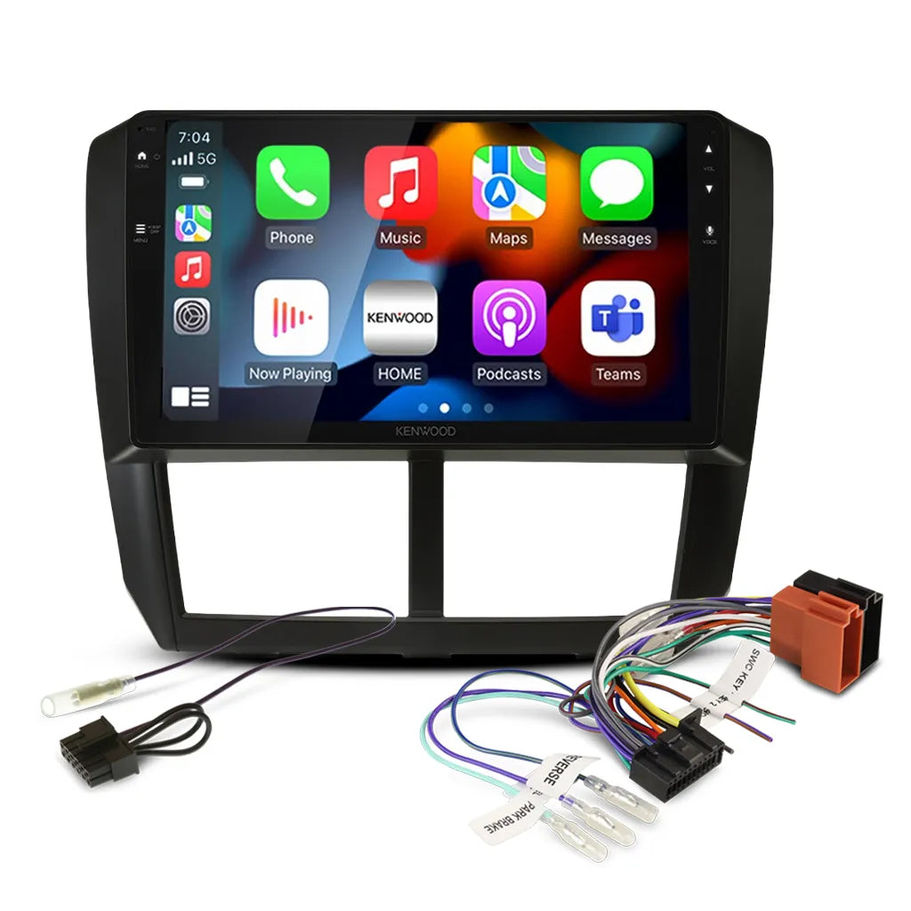 DMX80AXS Bundle - SUBARU 2007-2014 [COMPATIBLE WITH KENWOOD DMX80AXS] (AKSU7/APP8KE8)/SWC-APKWPL