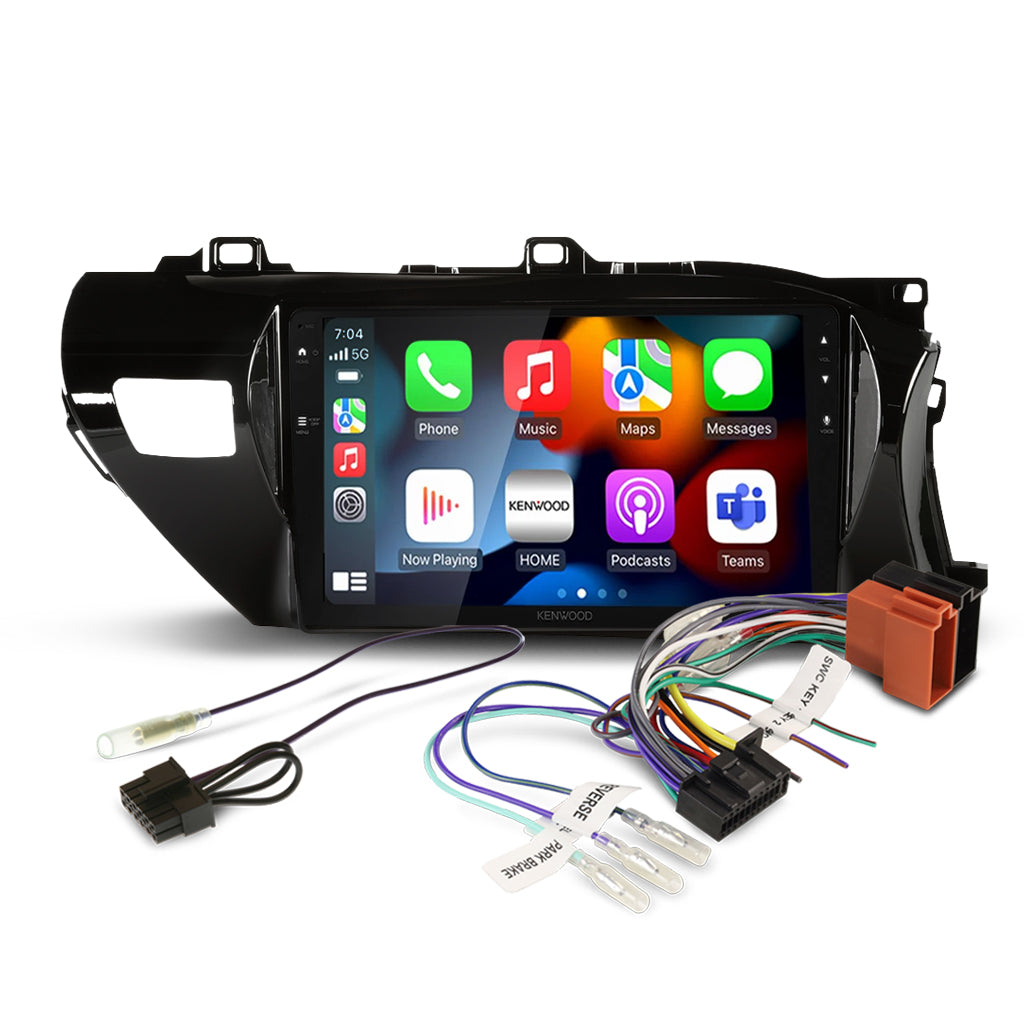 DMX80AXS Bundle - TOYOTA HILUX 2015-2020 [COMPATIBLE WITH KENWOOD DMX80AXS] (AKTO2/APP8KE8)/SWC-APKWPL