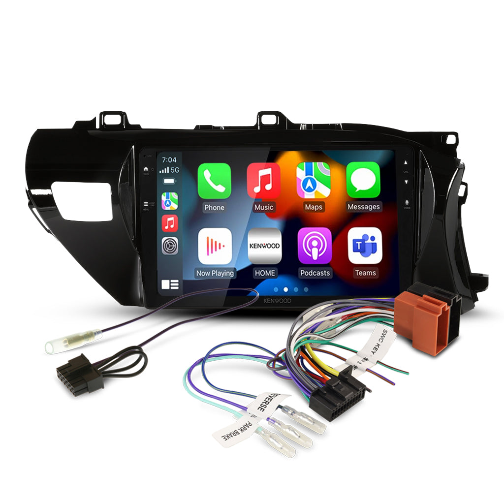 DMX80AXS Bundle - TOYOTA HILUX 2020- [COMPATIBLE WITH KENWOOD DMX80AXS] (AKTO3/APP8KE8)/SWC-APKWPL