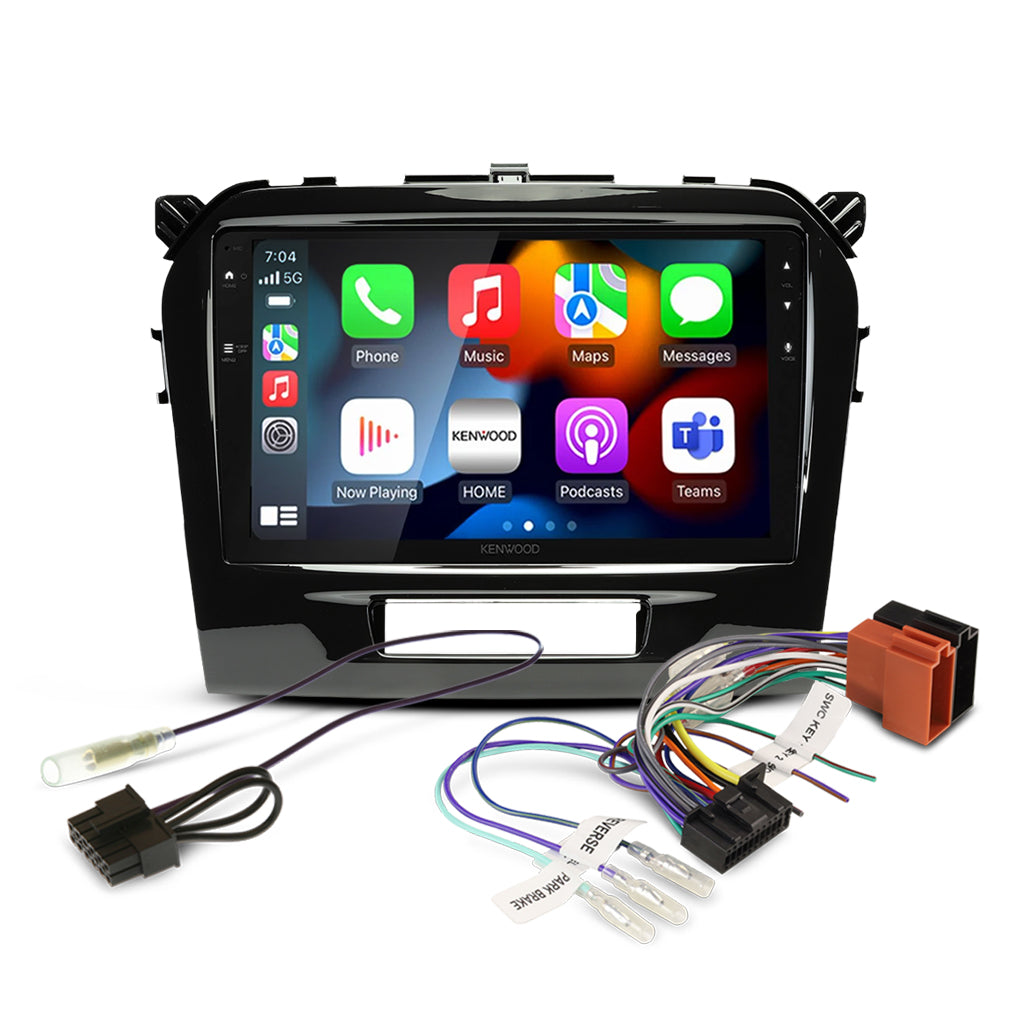 DMX80AXS Bundle - SUZUKI VITARA 2015- [COMPATIBLE WITH KENWOOD DMX80AXS] (AKSZ5/APP8KE8)/SWC-APKWPL