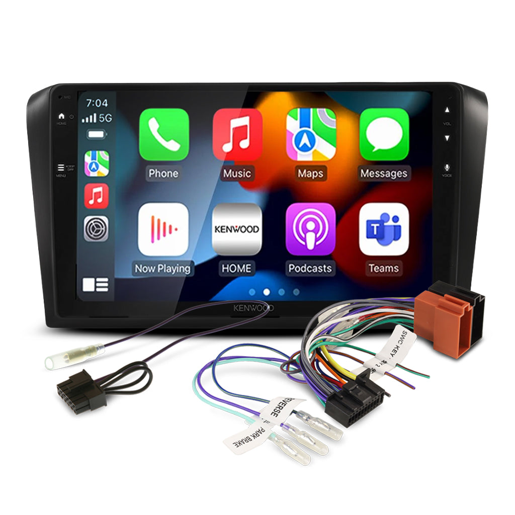 DMX80AXS Bundle - MAZDA 3 2004-2009  [COMPATIBLE WITH KENWOOD DMX80AXS] (AKMZ6/APP8KE8)/SWC-APKWPL