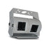 MONGOOSE MC420W Dual Cameras White - 2 Cameras in One Mounting Bracket System