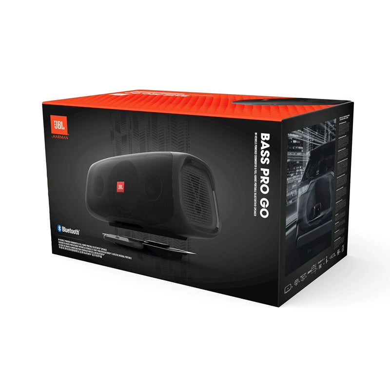 JBL BassPro Go In-Vehicle Powered Subwoofer & Full Range Portable Bluetooth Speaker