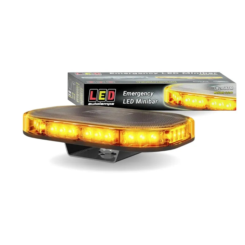 LED Autolamps LB246ATM 12/24V Emergency LED Minibar - Amber