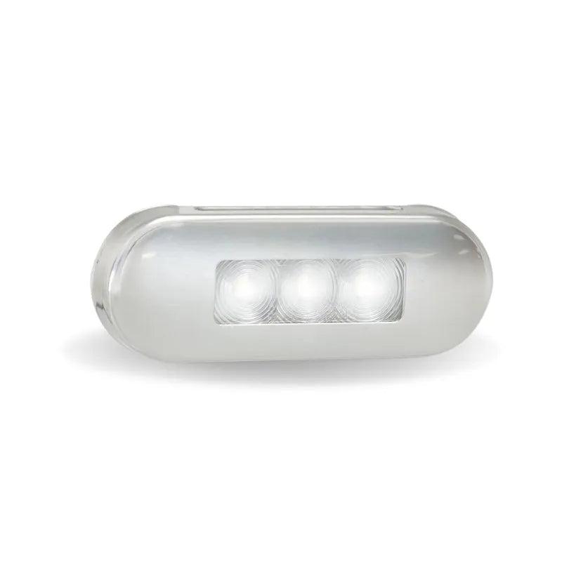 LED Autolamps 86WMB 12-24V LED Front Marker Light Stainless Steel Bezel