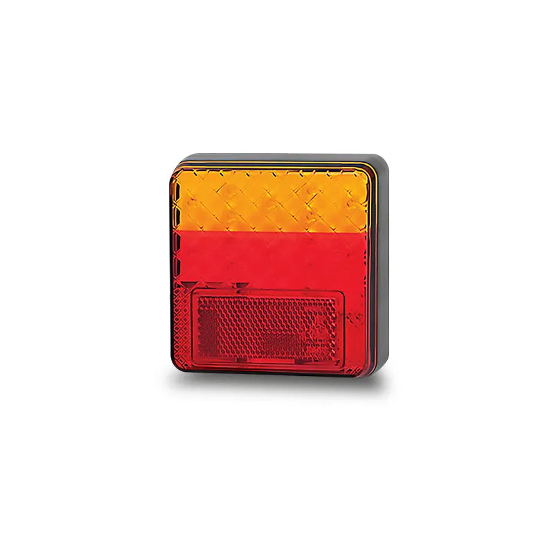 LED Autolamps 100BAR 12V Stop/Tail/Indicator Lamp With Reflex Reflector