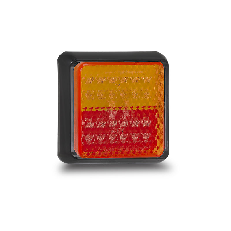 LED Autolamps 100BSTIM Stop/Tail Indicator Lamp 100x100mm With Bracket