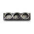 LED Autolamps 102B3C Black Chrome Triple Housing 440Mm To Suit 102 Series Lights