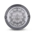 LED Autolamps 102RBC 12V Stop/Tail Lamp Black Chrome Round With Clear Lens