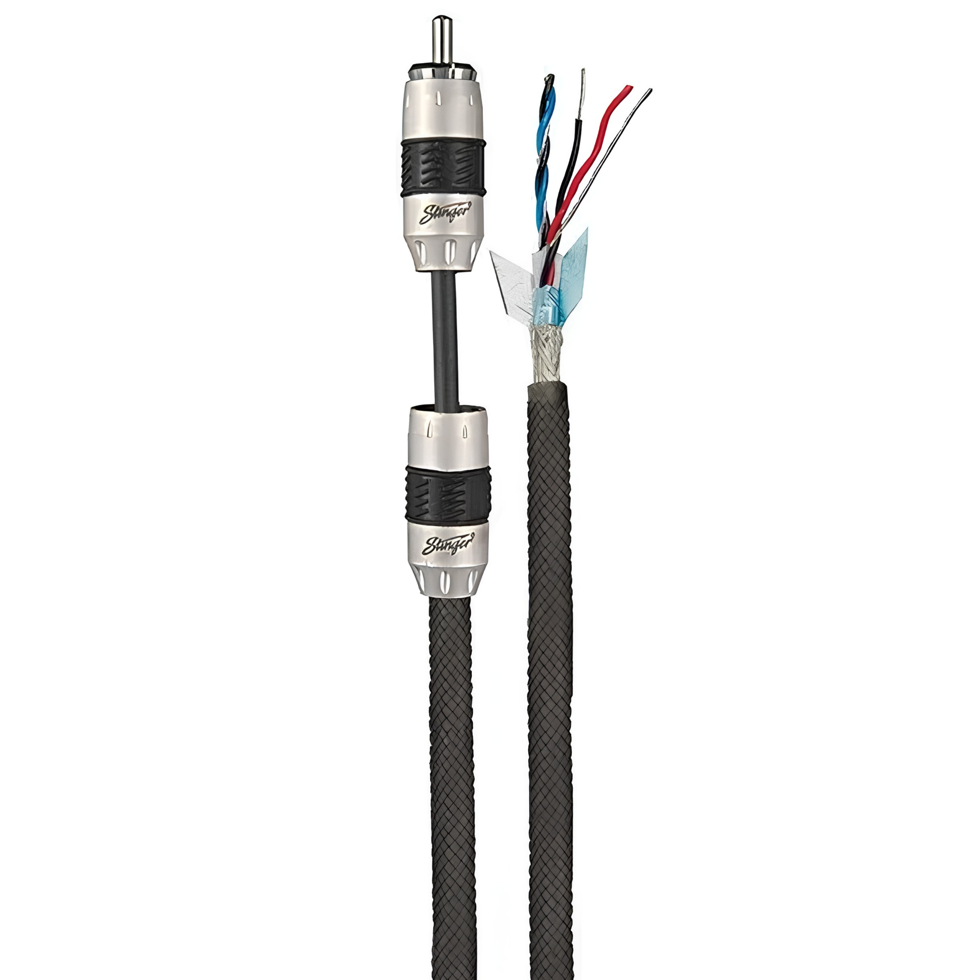 Stinger SI826 8000 Series 2-Channel Triple Shielded RCA 6ft