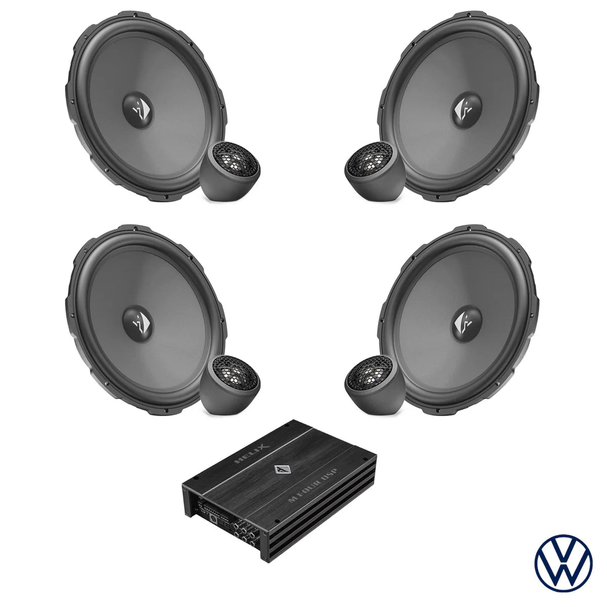 VW Tiguan - Speaker DSP Amplified Package (Extra Bass) | HELIX Ci3