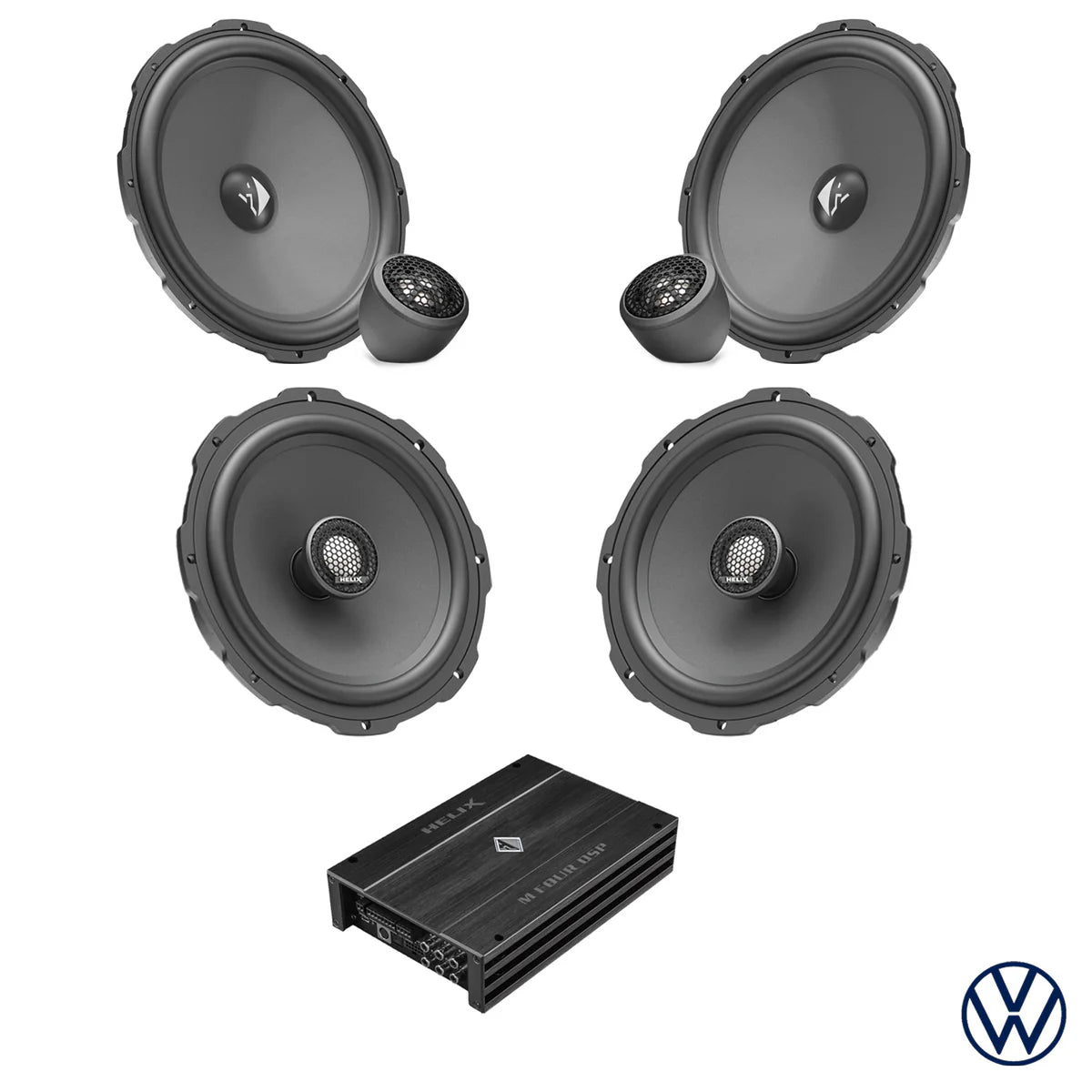 VW Golf 7 - Speaker DSP Amplified Package (Extra Bass) | HELIX Ci3