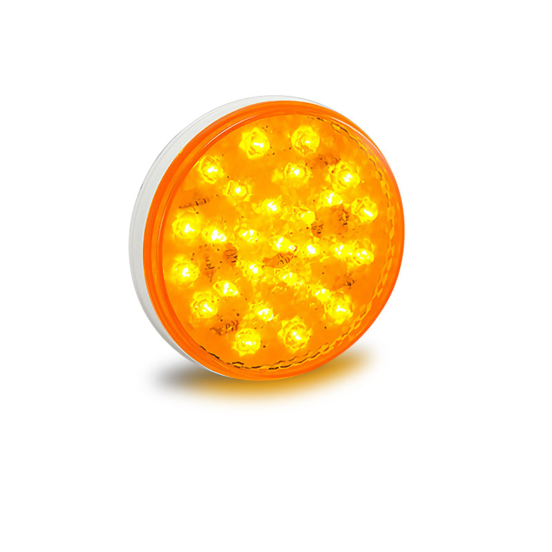 LED Autolamps 110AMB 10/30V Indicator Lamp With 27 LED (109mm, Round)