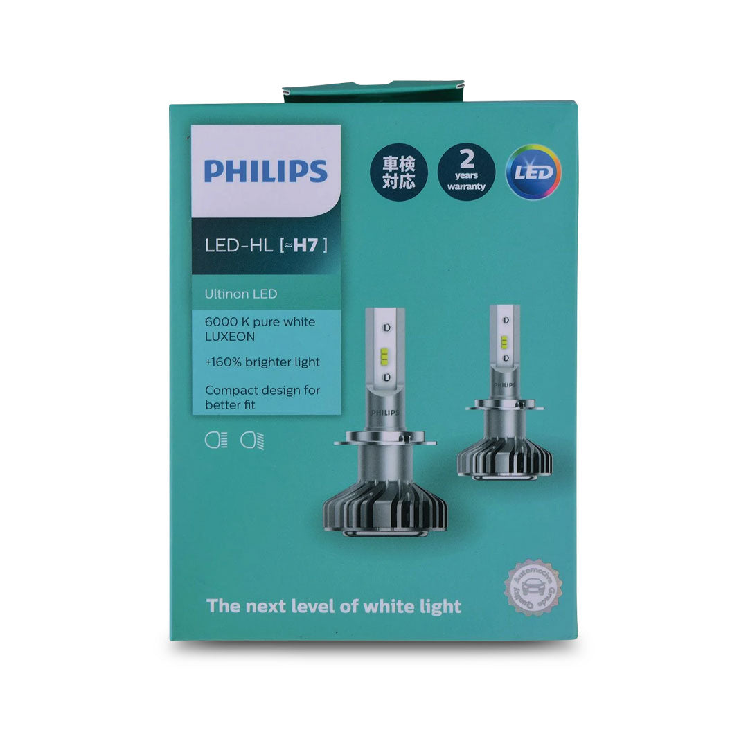 Philips 11972ULX2PL | H7 LED Headlight Globe + Bonus Penlight – Ultra Bright, Street Legal, Long-Lasting