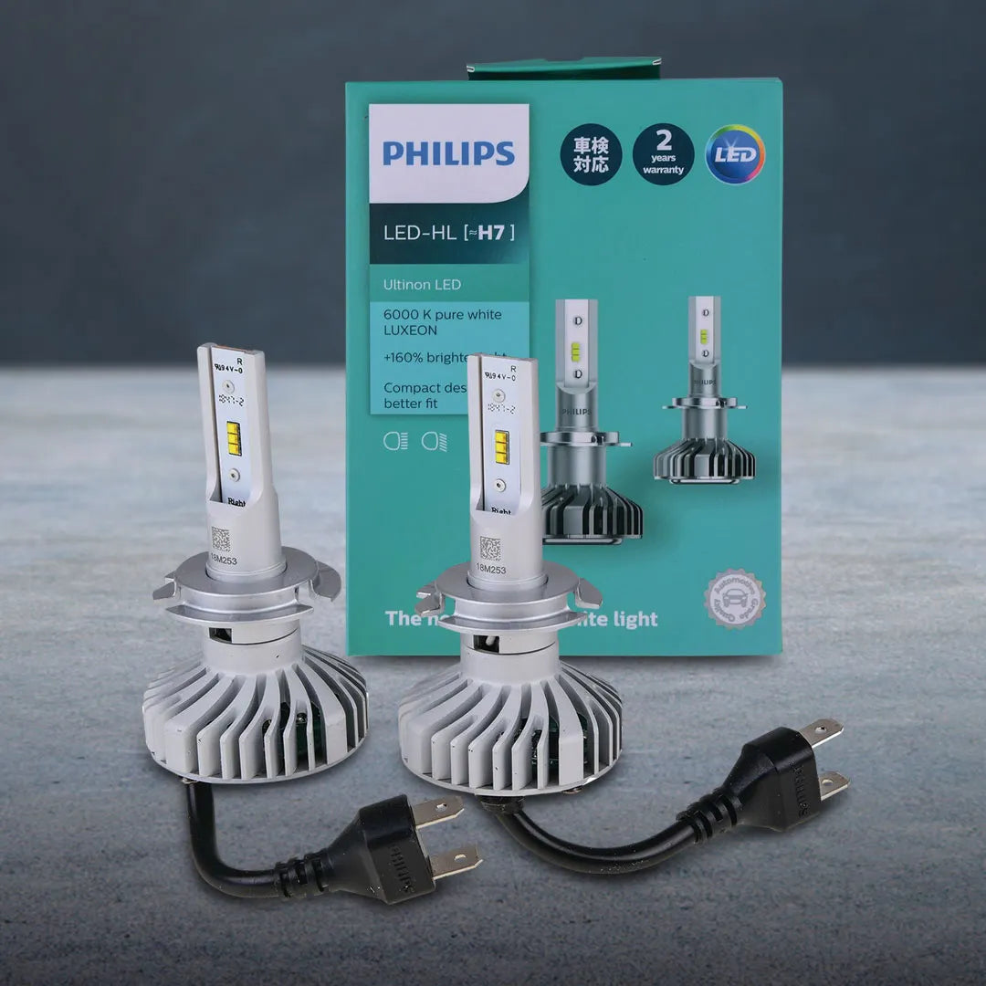 Philips 11972ULX2PL | H7 LED Headlight Globe + Bonus Penlight – Ultra Bright, Street Legal, Long-Lasting