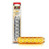 LED Autolamps 120035AM 12/24V LED Amber Emergency Light Flash Patterns With Sync Wire Blister Pack