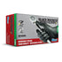 Rocket 130004 TGC Black Nitrile Gloves XL Industrial Strength 100 Pack