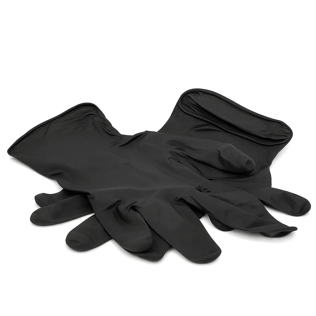 Rocket 130004 TGC Black Nitrile Gloves XL Industrial Strength 100 Pack