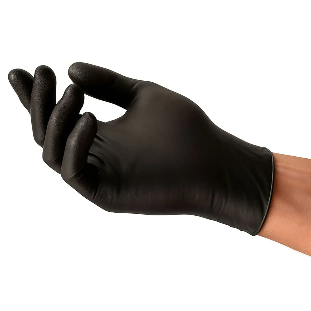 Rocket 130004 TGC Black Nitrile Gloves XL Industrial Strength 100 Pack