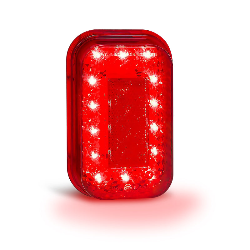 LED Autolamps 130RMB 12/24v Stop/Tail Lamp 130x86mm Bulk