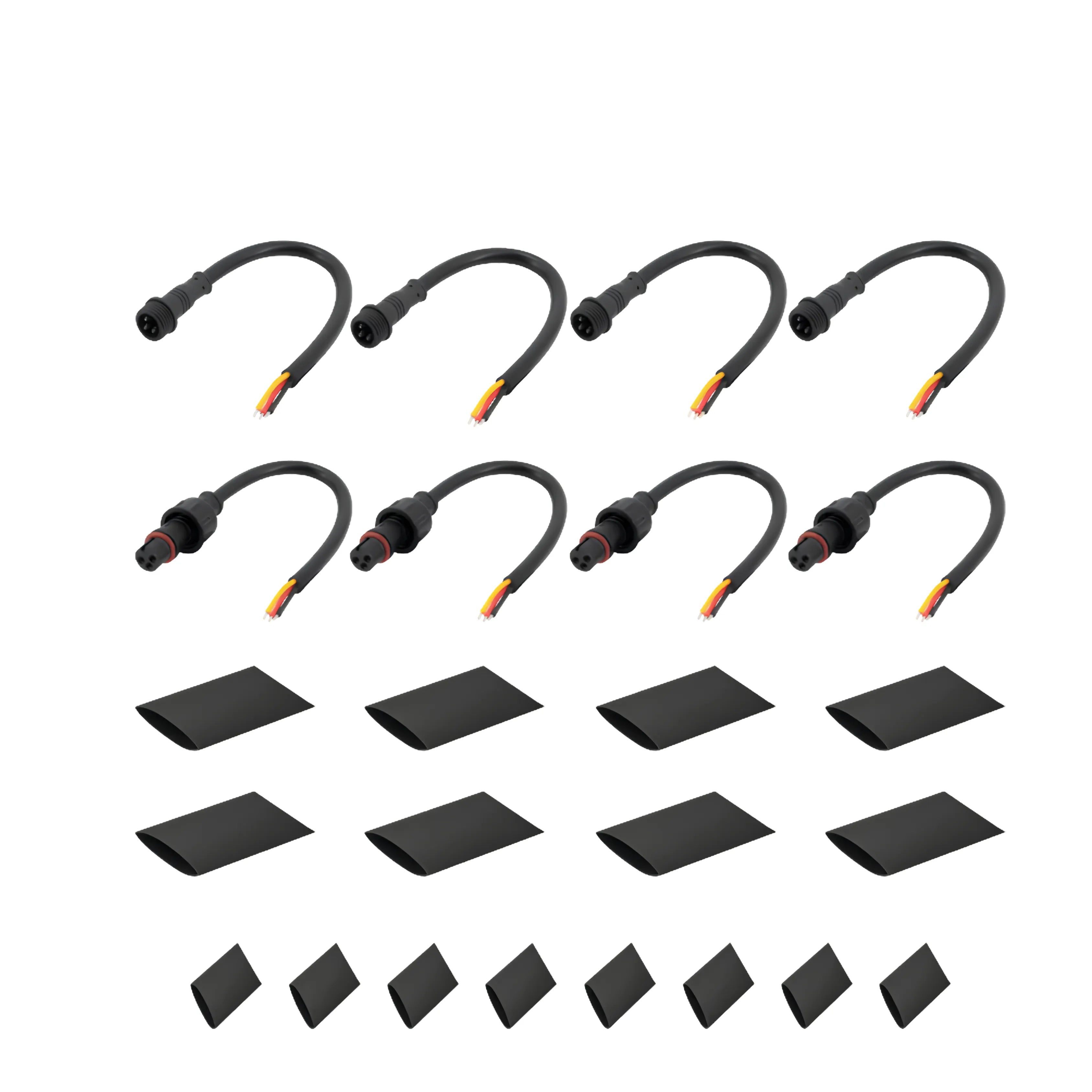 Stinger SPXDMF ENLIGHT10 Y 8 Pack 3-Pin Harness Pack