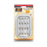 LED Autolamps 131CAM Volt Indicator Lamp With Clear Lens And Chrome Reflector Blister Pack