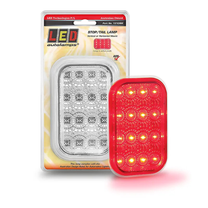 LED Autolamps 131CRM 12/24V Stop/Tail Chrome
