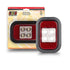 LED Autolamps 133WMG Reverse/Reflector LED Light White Lens 4 LEDs Rubber Grommet Plug 12/24v