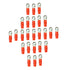 Stinger SPT5101R 25 Pack PRO 0/1GA 5/16" Red Ring Terminal