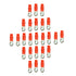 Stinger SPT5101R 25 Pack PRO 0/1GA 5/16" Red Ring Terminal
