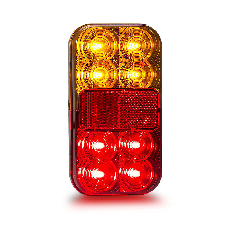LED Autolamps 149BAR4P 12V Stop/Tail/Indicator Lamp Reflector With 4 Pin Plug