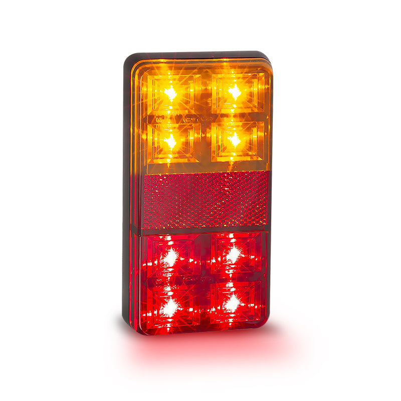 LED Autolamps 151BAR 12V LED Stop/Tail/Indicator Lamp With Reflector 150x80x22M