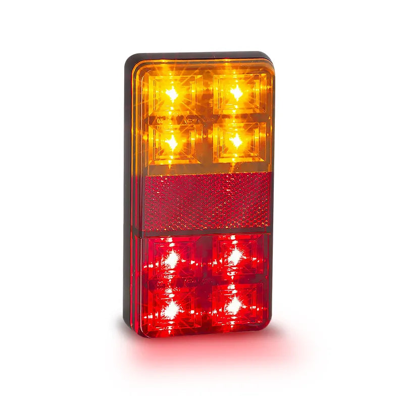 LED Autolamps 151BAR 12V LED Stop/Tail/Indicator Lamp With Reflector 150x80x22M